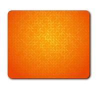 Bright Orange Patterned Mouse Mat Pad Computer PC Laptop Gaming Office Home Desk Accessory Gadget 2558