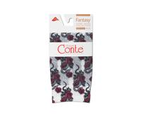 Bright Patterned Socks for Women Conte Elegant Fantasy 40 Blanc 36/39