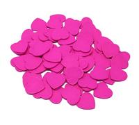 Bright Pink 18mm Love Hearts Wooden Shabby Chic Craft Scrapbook Vintage Hearts (250)