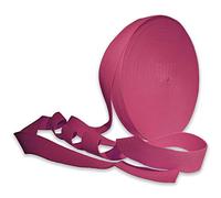 Bright Pink 25mm Webbing 1 Inch Heavy Duty Belt Strap Upholstery Strapping Super Strong Cotton Polyester Blend for Bag Making Replacement Rucksack Backpack Luggage Straps Belts (20 Meters)