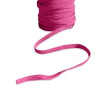 Bright Pink 5mm Elastic Cord Flat Stretchy Thread Hat Elastic Cord Thin Elastic Beading String For Masks Hats Jewellery Crafts Hair Accessories Threading Tags (Bright Pink - 5mm - 5 Meters)