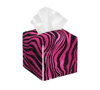 Bright Pink And Black Animal Print, Tissue Box Holder Tissue Box Cover Tissue Holder Tissue Dispenser