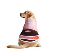 Bright Pink and Black Terrace Dog Shirt Vest Dog Clothes- Breathable Cooling for Big Dogs, Sun Protection Comfort Wear for Golden Retriever, Husky, Alaska Outdoor Activities XX-Large