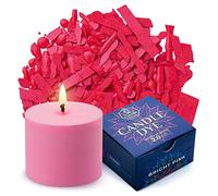 Bright Pink Candle Dye 2oz for Soy Candle Making - Highly Concentrated Candle Wax Dyes - Candle Shop Premium Color Dye Chips for Soy Wax, Beeswax, Paraffin