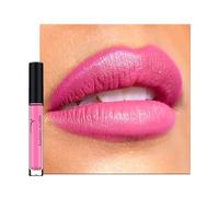 Bright Pink Velvet Matte Liquid Lipstick, Hot Pink Waterproof Lip Gloss, Quick-Drying Non-sticky Full-Coverage Lip Gloss, Long Lasting Non-stick Cup Lipgloss for Women