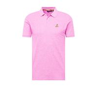 (BRIGHT PINK, X-Large) Brave Soul Imai Classic Cotton Polo with Contrast Tipping