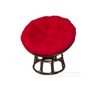 (bright red, 50*50CM) Hammock mattress bird's nest cushion round thick radar chair single cradle hanging basket cushion hanging chair