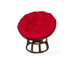 (bright red, 50*50CM) Hammock mattress bird's nest cushion round thick radar chair single cradle hanging basket cushion hanging chair