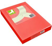 Q-Connect Bright Red Coloured A4 Copier Paper 80gsm Ream (Pack of 500) KF01427