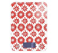Bright Red Floral Baking food scale small 11lb/0.18oz, 5kg/5g kitchen scale gram with 4 unit for Baking roasting Espresso (Batteries not Included)
