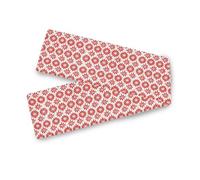 Bright Red Floral decorative gold table runner, 13x70inches, decorations reusable sequin table runner zarapes mexicanos para mesa 70" Long