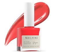 Bright Red Nail Polish First Love 8ml Vegan Nail Varnish - Classic High Shine Finish, Quick Drying Long Lasting Chip Resistant Manicure, Low Chemical Formula, PETA & Halal Certified, NailKind
