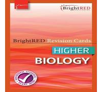 Bright Red Publishing BrightRED Revision Cards - Higher Biology Paperback Book Bright Red Publishing Multicolor