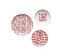 Bright Red SET OF 6 PLACE SETTINGS 'LE MAIOLICHE' "TIFFANY"