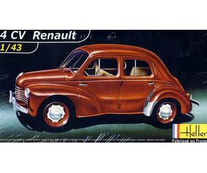 Bright Renault 4 CV 4-Türer Model 1955 Model Kit 1:43 NEW OVP Tip Kit