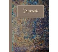 Bright Rust Vintage Textured Composition Notebook: Writing Journal for Notes, Ideas, and Creative Expressions