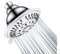 BRIGHT SHOWERS High Pressure 5-Function Rain Shower Head Luxury Bathr