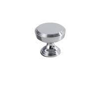 Bright Silver Furniture Handles Solid Brass Chrome Long Pulls Modern Minimalist Kitchen Cabinet Doors Wardrobe Knobs(Diameter-29mm)