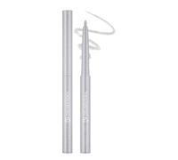 Bright Silver Gel Eyeliner Pencil with Fine Tip for Precise Lines & Smoky Effects - Waterproof, Smudge-Proof, Long-Lasting Quick-Dry Formula for Sensitive & Mature Skin