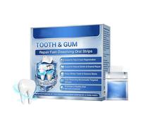 Bright Smile Strips - Teeth Corrector for Daily Care | Stain Removal Invisible Design, Gum Repair Function, Lightweight Portable Pack, Whitening Solution, Women Men Seniors Tea