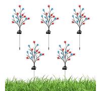 Bright Solar Fixture, Weatherproof Flag Lamp, Outdoor Stake Light, Multi-Effect Illumination for Driveway, Decorative Landscape Accent for Patio, Lighting Gear for Yard, Homeowners, Holiday Planner