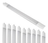 Bright Source 10 Pack 2ft LED Batten Light IP65 Cool White 4000K - Waterproof Integrated LED