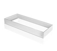 Bright Source 1200 x 300mm Surface Mounting Kit for Backlit LED Panel Light (Panel Not Included) - Glossy White Finish, Easy Assembly and Installation, for Non-Suspended Ceilings