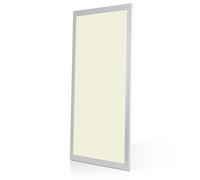 Bright Source 1200x600 LED Panel, Backlit Recessed Ceiling Light, Matt Black Frame, 72W, 6200lm, 120° Beam Angle, IP20, 3000K Warm White, LED Driver Included, Low Glare UGR <19, Flicker Free