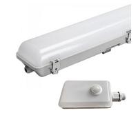 Bright Source 4Ft 19W Ip65 Single Led Non Corrosive Fitting - Cct - Self Test Emergency & Microwave Sensor