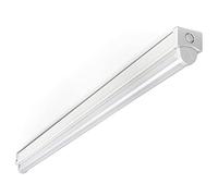 Bright Source 5ft 32w Integrated LED Single Batten, 4110lm, 3CCT Switchable 3000K 4000K 6000K, Replaces 1x58w Fluorescent, Steel & Polycarbonate, Easy Installation, for Garage, Shed, Corridors, Office