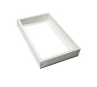 Bright Source 600 x 300mm Surface Mounting Kit for Backlit LED Panel Light (Panel Not Included) - Glossy White Finish, Easy Assembly and Installation, for Non-Suspended Ceilings