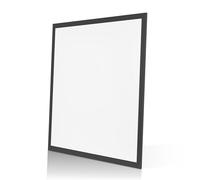 Bright Source 600x600 LED Panel, Backlit Recessed Ceiling Tile Light, Matt Black Frame, 40W, 3600lm, 90° Beam Angle, 4000K Cool White, LED Driver Included, Low-Glare UGR<19, Flicker Free