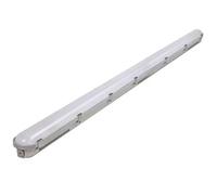 Bright Source 6ft 35w Integrated LED Emergency Single Non-Corrosive, 4200lm, 3CCT Switchable 3000K 4000K 6000K, Replaces 1 x 70w Fluorescent, Polycarbonate & Steel, Easy Installation