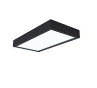 Bright Source 72W 4000K 1200X600 Surface Mounted Led Panel - Cool White - Matt Black Finish