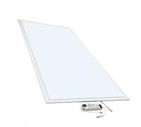 Bright Source 72W LED Panel 1200 x 600 Recessed Light TRIAC Dimmable or Emergency - Office, School, Hall Lighting in Daylight White 6000k