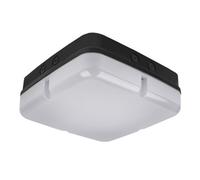 Bright Source 9W/14W/18W Square Black Led Bulkhead - Cct - Corridor Function Emergency