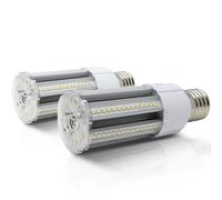 Bright Source LED Corn Light Bulb, E40, 30W, 3900lm, 360° Beam Angle, 6000K Daylight White, Replaces Metal Halide/Son/HID/HPS for Large Spaces/Street/Parking/Garage/Warehouse & Factory, 2 Pack