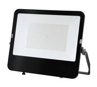 Bright Source LED Floodlight, Photocell, IP65, 200W, 24000lm, 120° Beam Angle, 6500K Daylight White, Black, with Adjustable Tilt Mounting Bracket & 1m Lead Wire