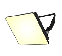 Bright Source LED Floodlight, Smart RGBW Colours, App Controlled, IP65 Water Resistant, 30W, 2400lm, 120° Beam Angle, Black, Adjustable Tilt Mounting Bracket