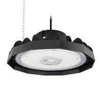 Bright Source LED Multi-Bay High/Low Bay Luminaire, 0-10V Dimmable, Switchable Wattage 90/120/150W, IP65 & IK08 Rated, 5000K Daylight White, with Hanging Eye Bolt & Safety Cable Chain