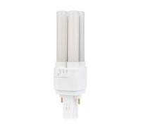 Bright Source LED PL-S Retrofit Compact Bulb, CFL Replacement, G23 2-pin Socket Base, 6W, 720lm, IP44, 3CCT Adjustable Light Colour 3000K 4000K 6000K, for Direct Mains Installation Only