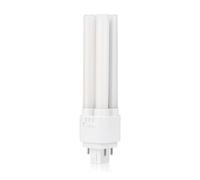 Bright Source LED PL-T Retrofit Compact Bulb, CFL Replacement, G24 4-pin Socket Base, 10W, 1200lm, IP44, 3CCT Adjustable Light Colour 3000K 4000K 6000K, for Direct Mains Installation Only
