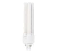 Bright Source LED PL-T Retrofit Compact Bulb, CFL Replacement, G24 4-pin Socket Base, 15W, 1800lm, IP44, 3CCT Adjustable Light Colour 3000K 4000K 6000K, for Direct Mains Installation Only