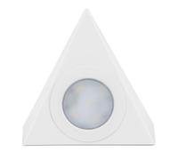 Bright Source LED Triangular Pyramid Cabinet Cupboard Unit Shelf Light, White, 220lm, 3CCT Switchable 3000K 4000K 6000K