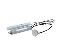 Bright Source Non Maintained Emergency LED Downlight, IP20 Rated, 2w, 350lm, 4000k Cool White, 3 Hours of Emergency Use & Rechargeable Over 24H Period, 42mm Cutout