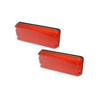 Bright Source Slimline Rectangular LED Bulkhead, Red, IP65 Rated, 10W, 1000lm, 120° Beam Angle, 3CCT Switchable Colour Temperature 3000K 4000K 6000K (2)
