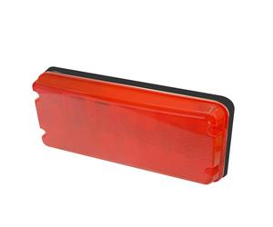 Bright Source Slimline Rectangular LED Bulkhead, Red, IP65 Rated, 10W, 1000lm, 120° Beam Angle, 3CCT Switchable Colour Temperature 3000K 4000K 6000K (1)