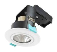 Bright Source Tilt Ip20 Gu10 Downlight - White