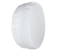 Bright Source Wall & Ceiling Round Utility LED Bulkhead, White, Emergency, Photocell, Switchable Wattage 9W 14W 18W, IP65, 120° Beam Angle, Switchable 3CCT Colour 3000K 4000K 6000K