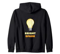 Bright Spark Funny Electrician Smarty Zip Hoodie